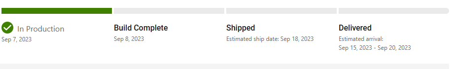 joretur's tweet photo. @DellCares  Can you explain the dates on here and how the estimate arrival (The day I selected when I ordered) is 3 days before the estimated Ship date? https://t.co/ex55ObJ58W