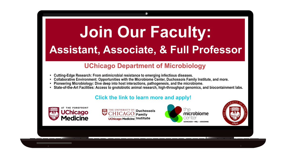 UChicago Department of Microbiology tweet media