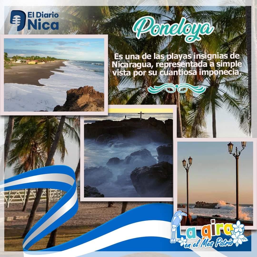 Si quieres disfrutar en estas vacaciones de fiestas patrias de un día de sol y playa, sin duda Poneloya es una opción que debes considerar. #ElDiarioNica 🇳🇮