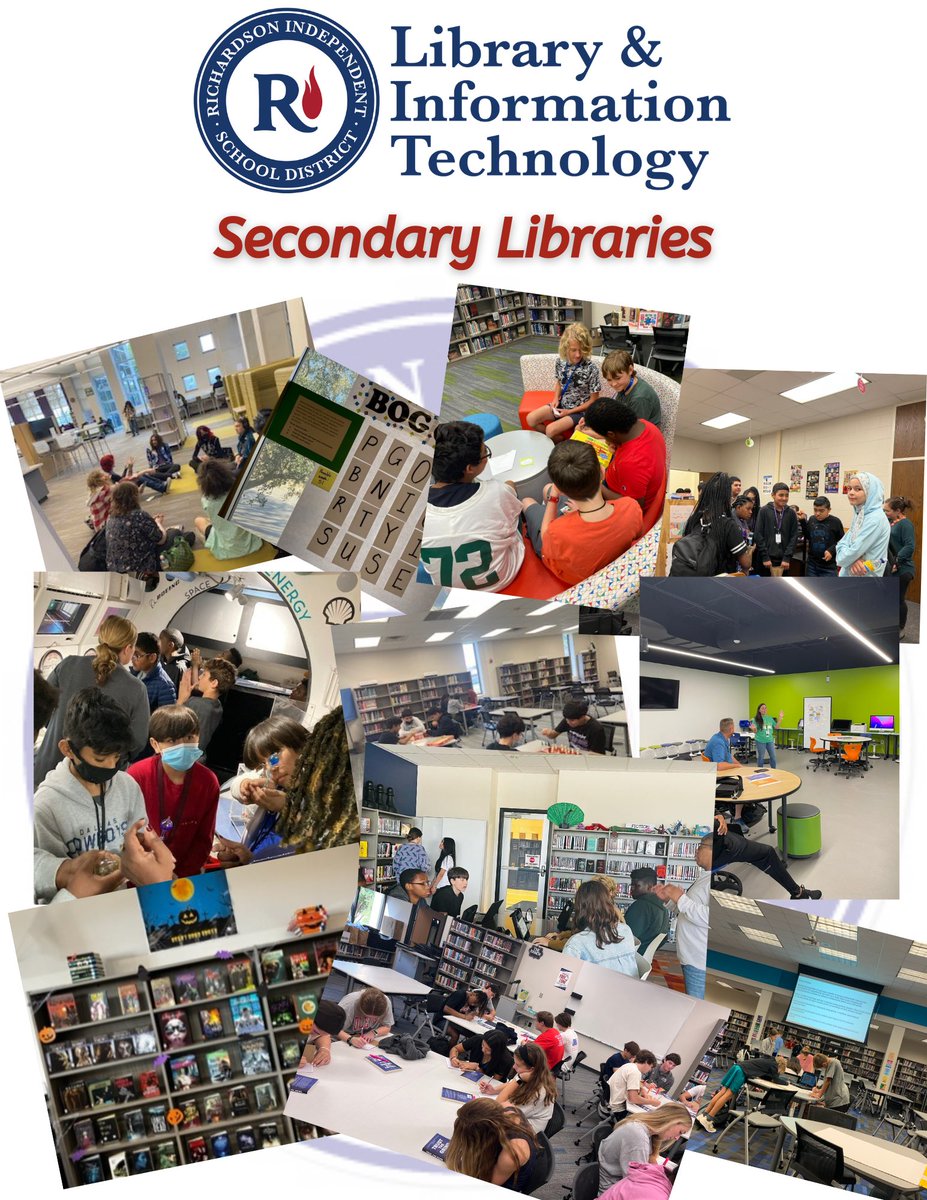 Richardson ISD Library & Information Technology tweet media