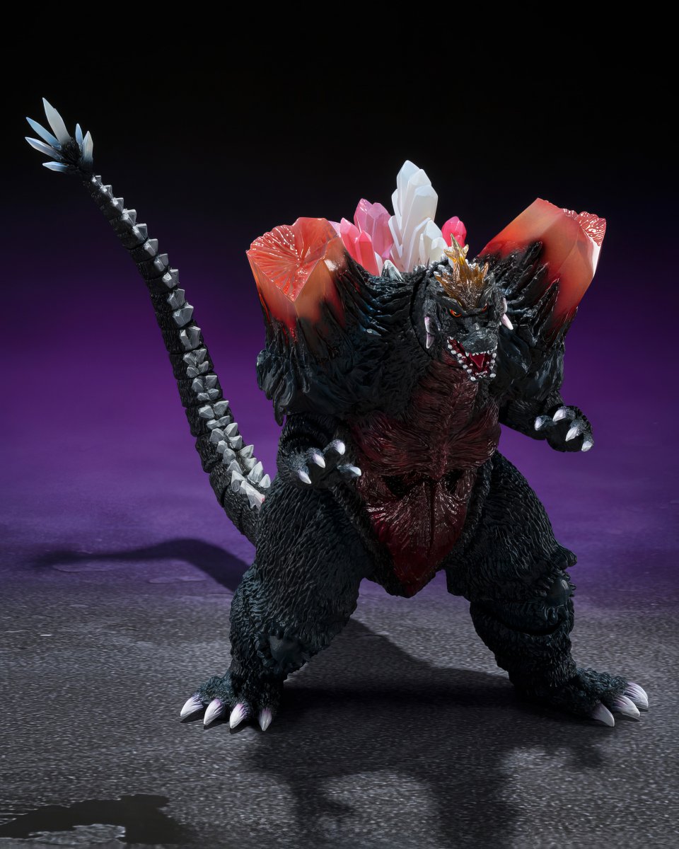 S.H.MonsterArts Spacegodzilla [Fukuoka Battle Ver.]
Japan Release Date: March 2024
16,500円 MSRP
P-Bandai Web Exclusive

JP Preorder begins September 15, 2023.
Please wait for USA Release Date &amp; Price: Estimated to be around $150.

Accessories:
・2x Swappable Damaged Shoulder