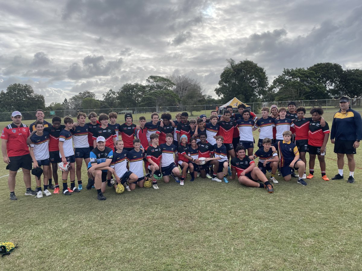 MackayHoly's tweet photo. RUGBY LEAGUE | We are proud of our Year 7/8 Merit Team for the heart and determination they showed in their match against Kirwan State High School on Tuesday. It was a tough game with Kirwan winning 26-10. Well done boys! Thank you Kirwan for travelling to Mackay for this match. https://t.co/OzzNyxjXmN