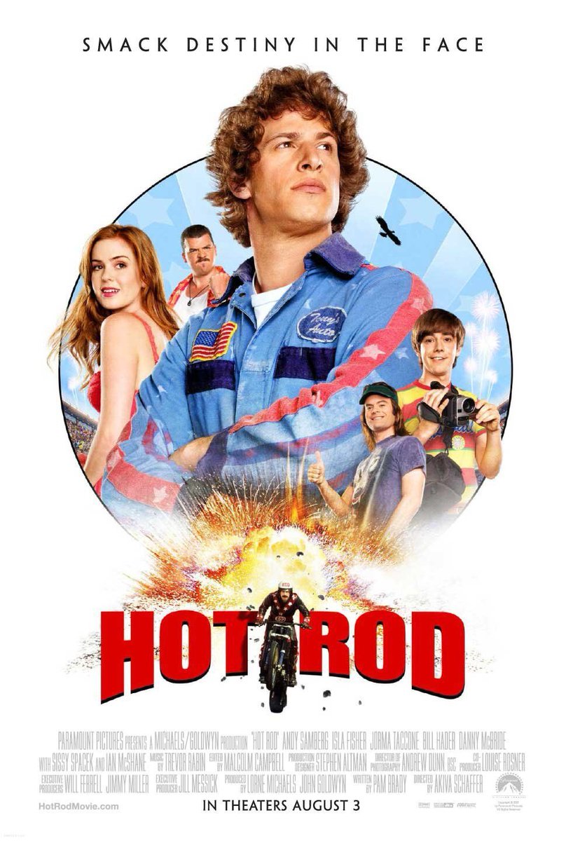 D_Day72's tweet photo. Hot Rod.
A criminally underrated movie.
Watching it with my buddy right now , I’ve seen it an obscene amount of times.
I always laugh my ass off.
We don’t get comedies like this anymore.
#HotRodMovie https://t.co/xUSDHrzrd2