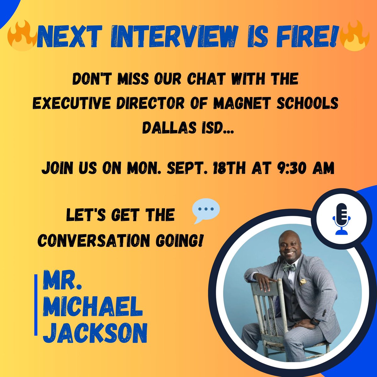 ksbm_tvt's tweet photo. π€ Ready to dive into some epic wisdom with Mr. #MichaelJackson, Executive Director of Magnet Schools! ππ« Get ready to be inspired! π #KSBMWeLive #SBMFamilyMatters #DallasISD #highschool #StudentPodcast #MagnetSchoolsRock #SBMTownview https://t.co/5NFbcbnFlt