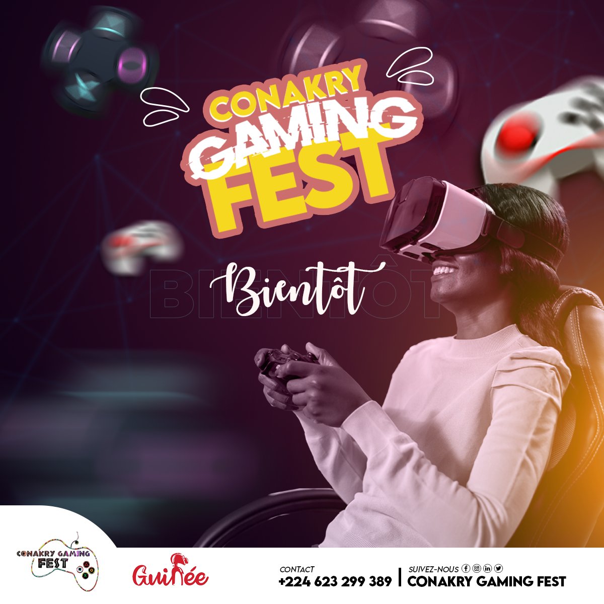 ConakryGaming's tweet photo. #conakrygamingfest #gaming #eSports https://t.co/9yzpjAEmoo