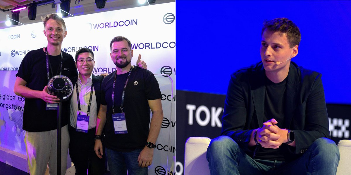 Looking forward to Day 2 of <a href="/token2049/">TOKEN2049</a> &amp; today's fireside chat with Worldcoin project co-founders <a href="/sama/">Sam Altman</a> &amp; <a href="/alexblania/">Alex Blania</a>, hosted by <a href="/JoyceInNYC/">Joyce</a> 🫡