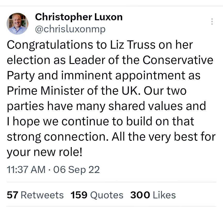 LackOfToast's tweet photo. @TheSpinoffTV Don't forget, Luxon is just a Tory at heart..
#NZPol https://t.co/FztxbkcP49