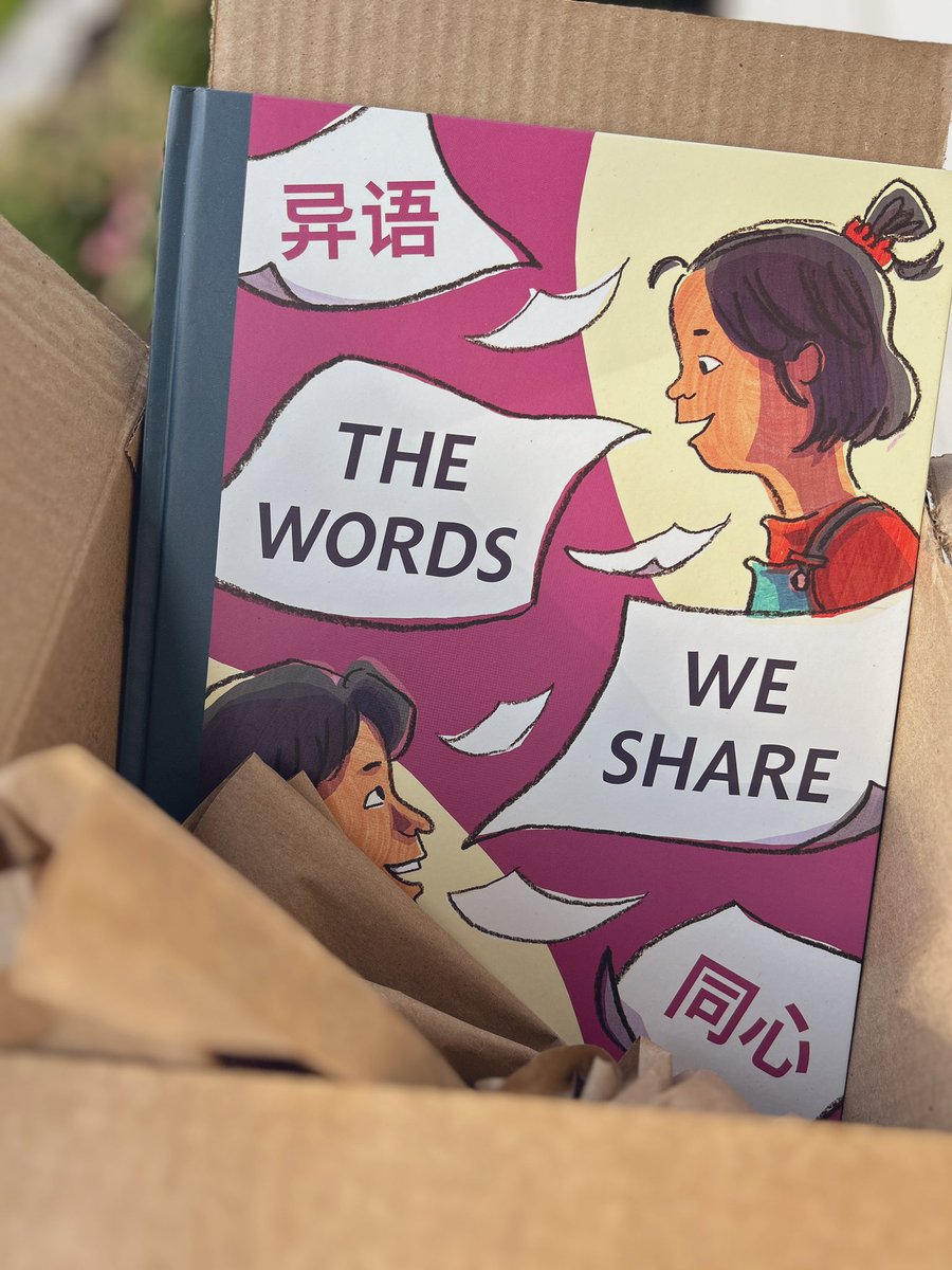 LBookends's tweet image. Thanks to @Miss_Lizette1 we were able to meet @jacquillo_ at #ALAAC23 this summer, &amp;amp; we immediately preordered his new picture book: The Words We Share. Today it arrived &amp;amp; we’ve read it three times already.

We have many plans for this incredible story. Absolutely perfect, Jack!