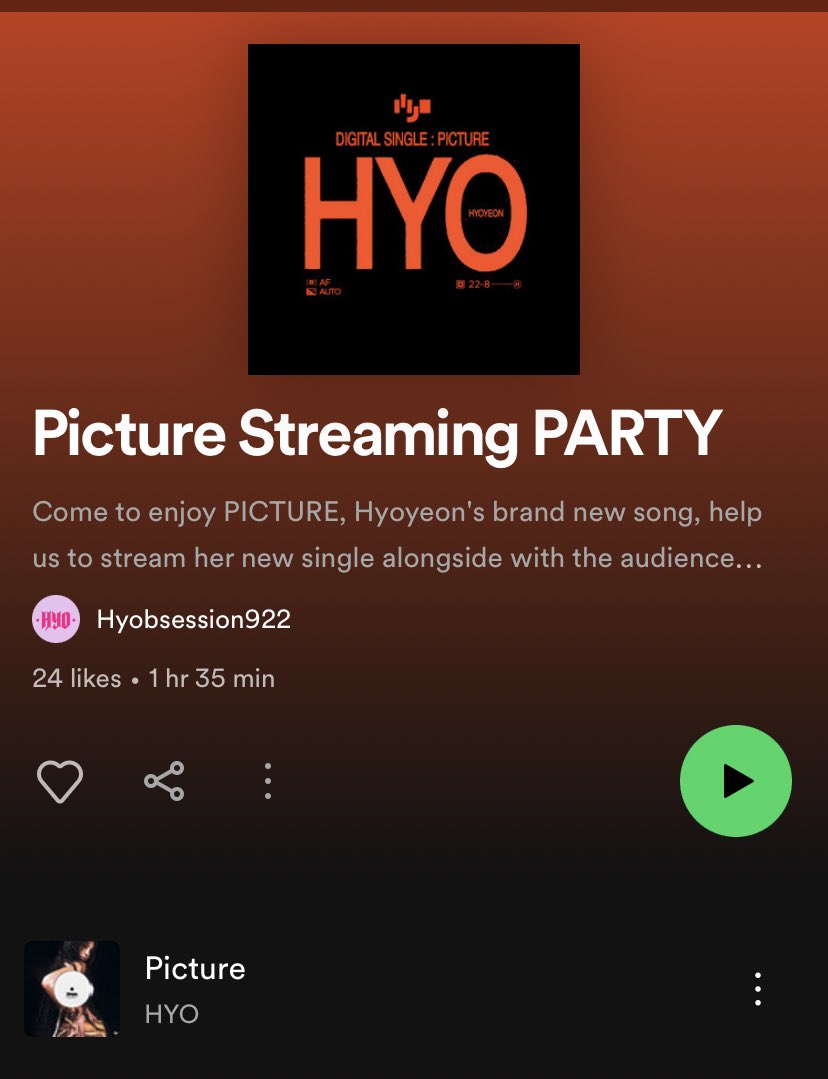 HYObsession922's tweet photo. Hello Hyoyeon Fans💕
Let’s blow up Picture numbers on spotify! We’re doing so good!! +20K daily streams for our Queen 😍yass
Let’s stream, share, SPREAD IT EVERYWHERE! come on now #STREAMPICTURE SLAY.
▶️https://t.co/p5BhLAGnIE
#HYO_PICTURE #PICTUREWITHHYO #HYO #Hyoyeon #효연 https://t.co/7oa0MPTyNp
