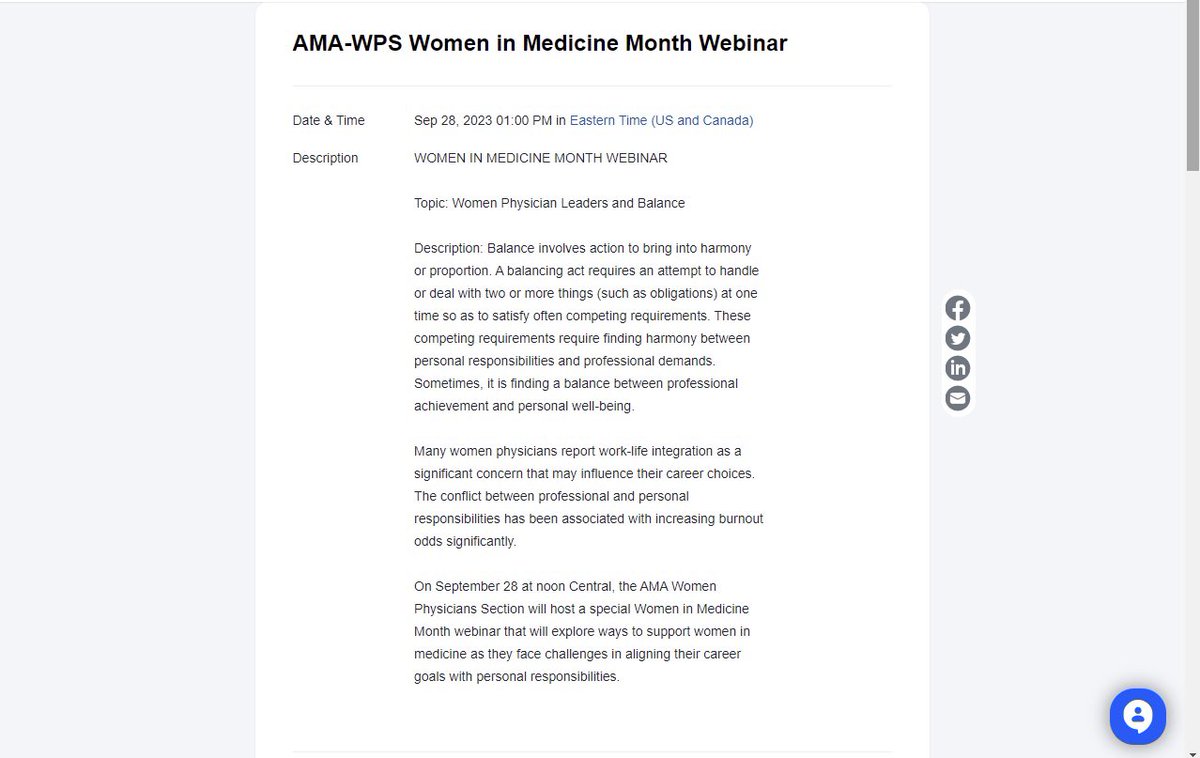 DrElisaChoi's tweet image. .@AmerMedicalAssn #WomenInMedicine Wednesday. Register for Sept 28 webinar “Women Physician Leaders and Balance”: zoom.us/webinar/regist… Thrilled to co-moderate w/ Dr. Siri Holton. #WIMMonth #IMProud #MembersMoveMedicine @ACPIMPhysicians @AleeshaShaikMD @MarilynHeineMD