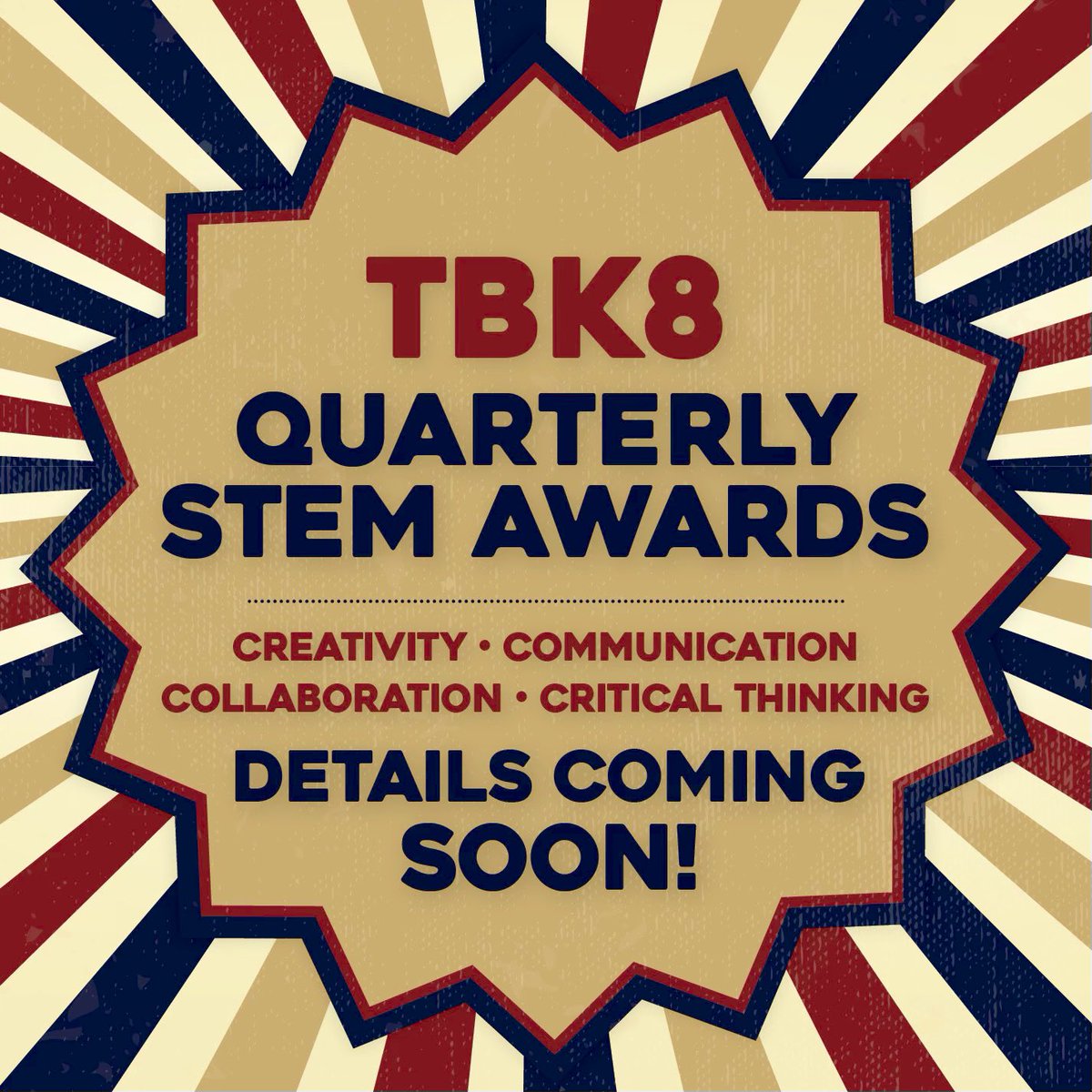 Turner Bartels K8 STEM (@tbk8stem) on Twitter photo STEM Awards are back at <a href="/TurnerBartelsK8/">Turner/Bartels K8</a>! We will recognize students from each class that demonstrate Creativity, Communication, Collaboration & Critical Thinking. More details on the way! <a href="/HCPS_STEM/">@HCPS_STEM</a> <a href="/HCPSElemScience/">HCPSElemScience</a> STEM Awards are back at <a href="/TurnerBartelsK8/">Turner/Bartels K8</a>! We will recognize students from each class that demonstrate Creativity, Communication, Collaboration & Critical Thinking. More details on the way! <a href="/HCPS_STEM/">@HCPS_STEM</a> <a href="/HCPSElemScience/">HCPSElemScience</a>