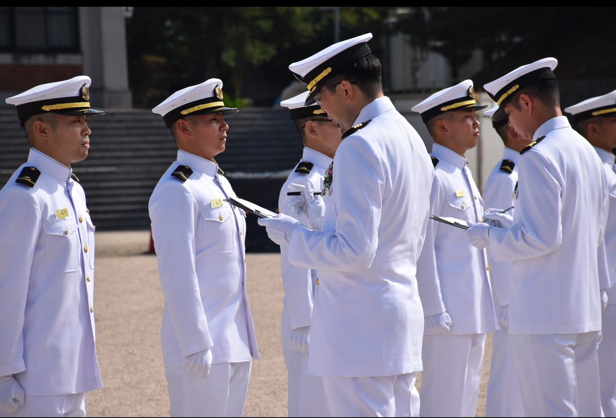 第76期飛行幹部候補生課程の入校時の分隊点検を実施しました🔎 服装