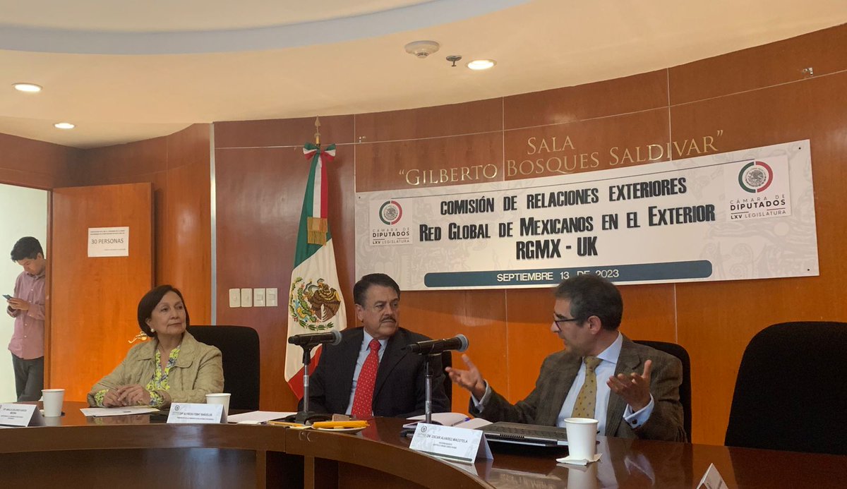 IME_SRE's tweet image. Hoy, el Capítulo @redglobalmxUK  tuvo el honor de presentar su innovador proyecto de economía circular y cambio climático antela Cámara de Diputados, se resaltó la contribución de la @RedGlobalMX  para fortalecer el desarrollo de México. @develawment  @SRE_mx