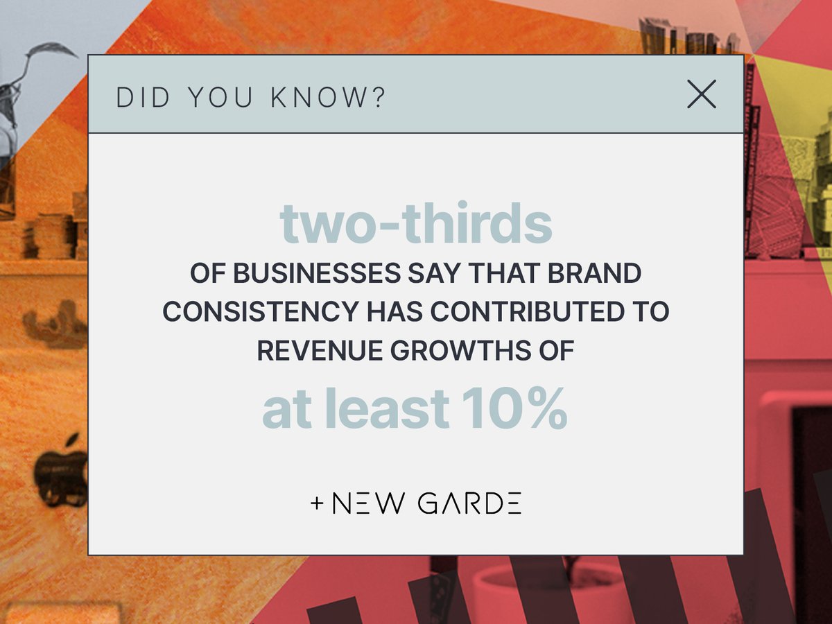 The_New_Garde's tweet photo. "Two-thirds of businesses say that brand consistency has contributed to revenue growths of at least 10%"

Get in touch today to find out how we can help you align your brand messaging with your goals > https://t.co/1fx3Loqs40 https://t.co/v2OFfmfF32
