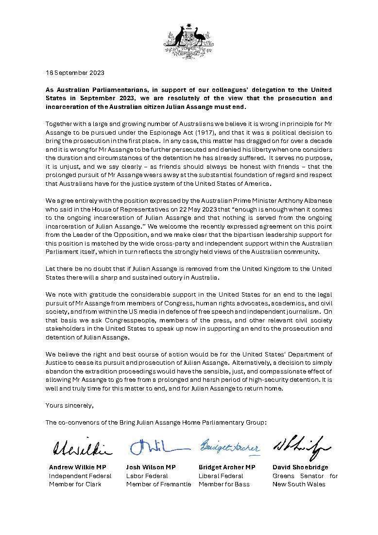 Andrew Wilkie MP tweet media