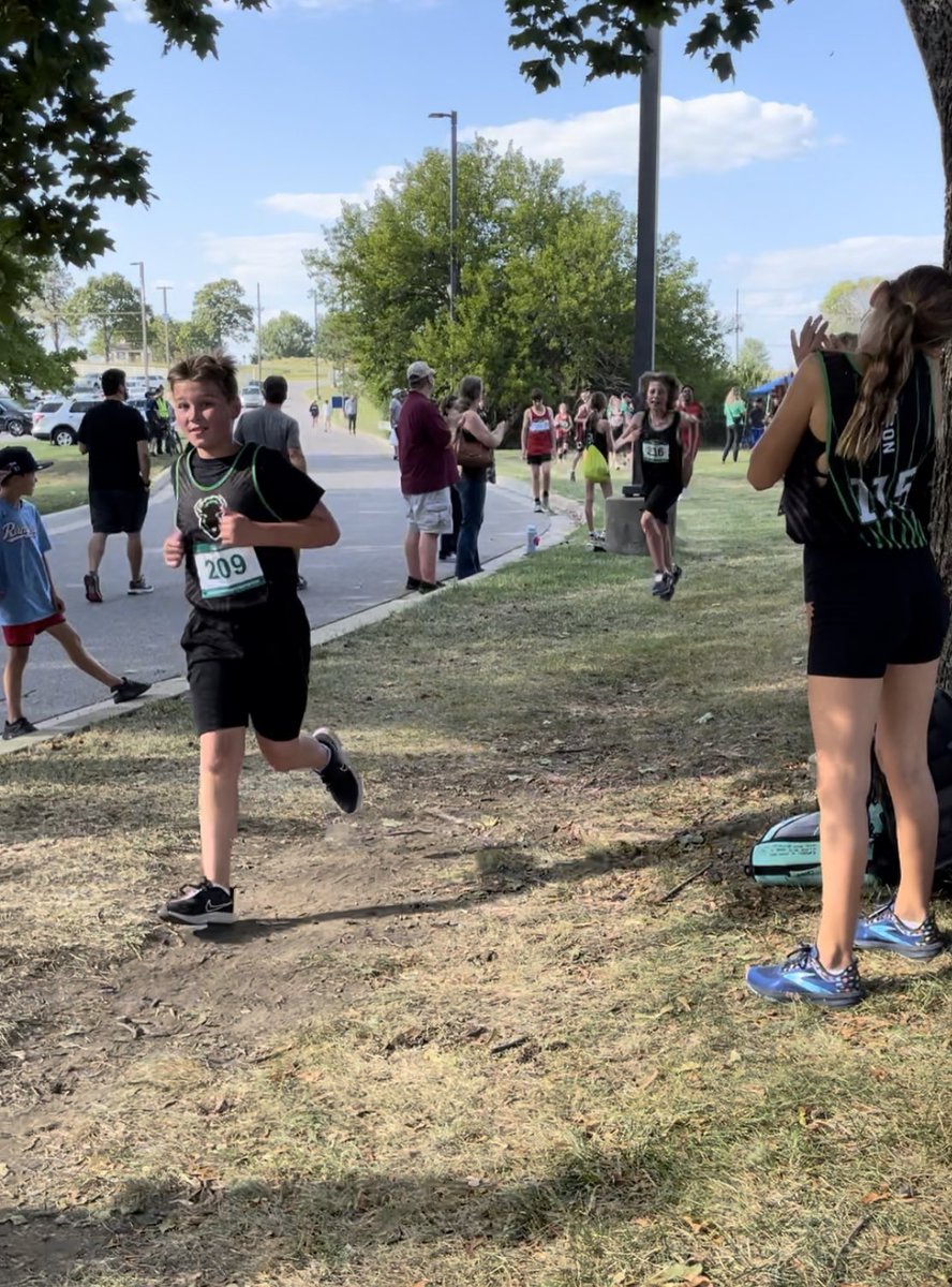 Girls’ Team won all 4 races today
Boys’ Team won 2 out of 4 

Great first XC meet, Bison! 👟