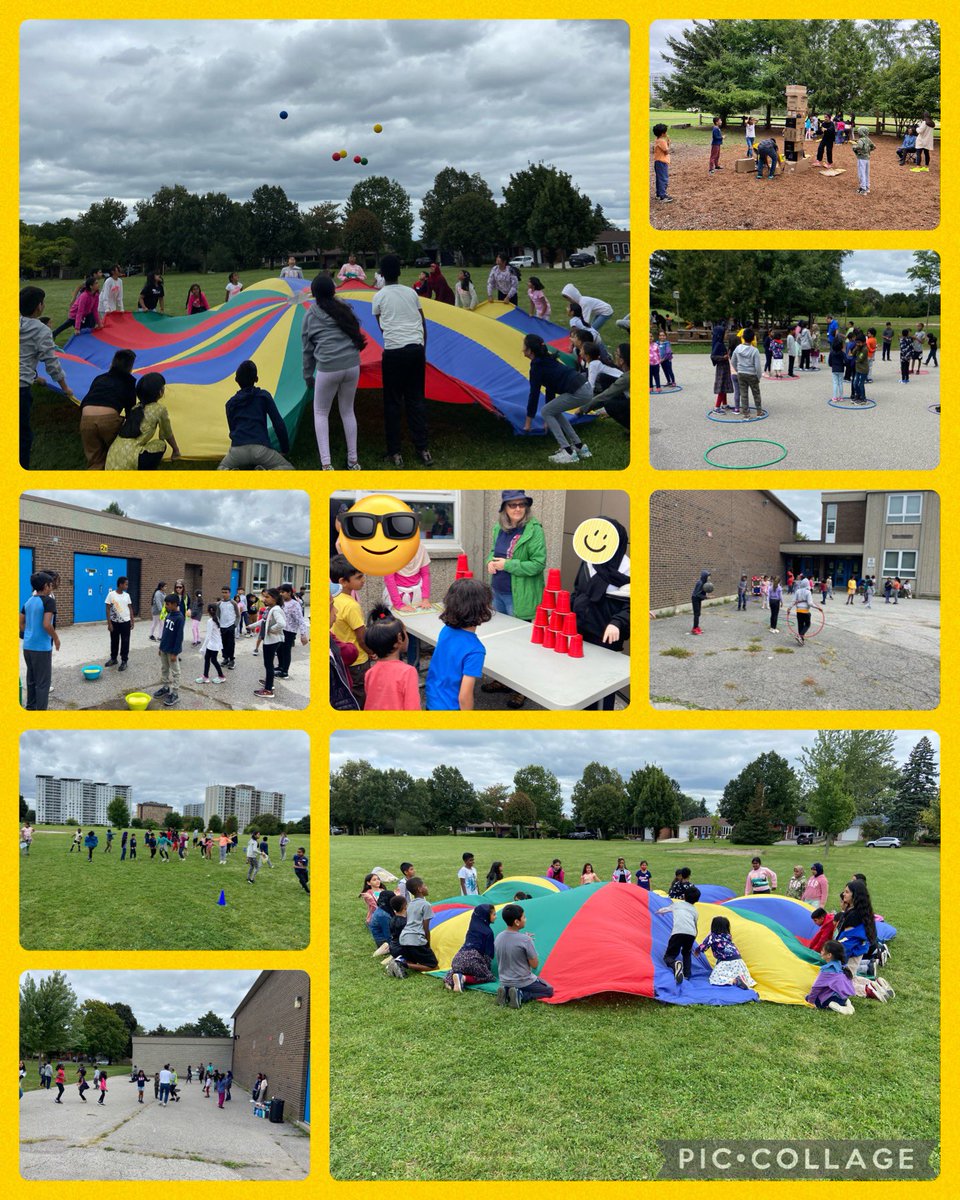 Cooperative Outdoor Play Day was a success @WoburnJunior Lots of evidence of teamwork, leadership, and joy! @TDSB_MHWB @takemeoutside