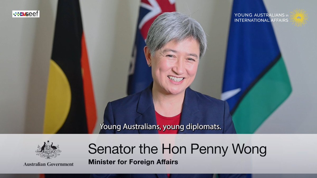 YoungAustIntAff's tweet photo. Our Future23 National Conference kicks off with an electrifying start as we welcome @SenatorWong, Australia's Minister for Foreign Affairs and YAIA's patron, to deliver an inspiring keynote address.
#Future23 #Future23Conference #F23 #YAIA https://t.co/Q4ilpAtyw4