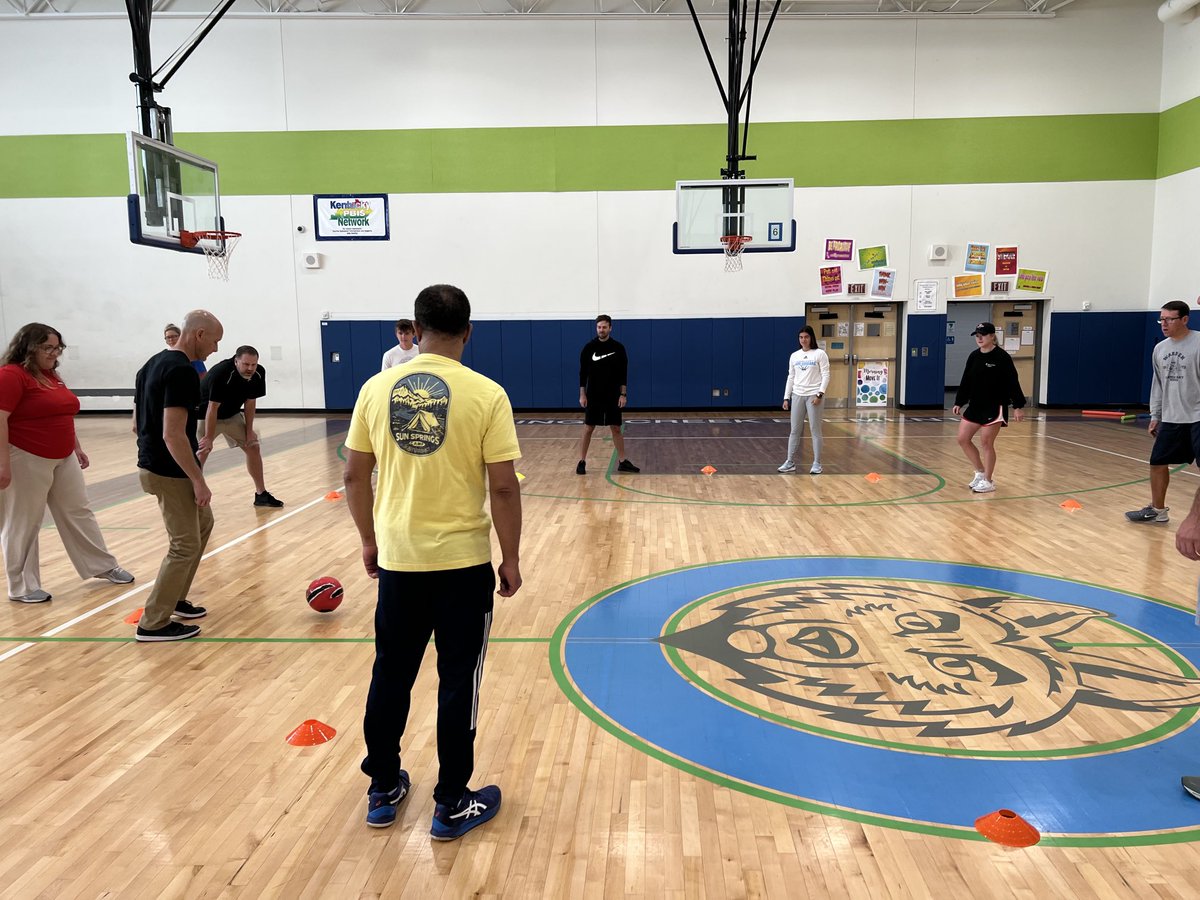 What a great day of collaborating with ⁦<a href="/WarrenCoSchools/">Warren Co Schools</a>⁩ elementary PE teachers!  #lifelonglearners