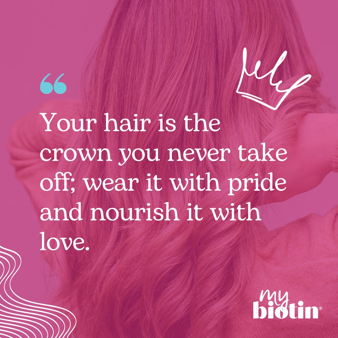 Embracing your crown, one strand at a time. 👑✨ #MyBiotin #PurityProducts