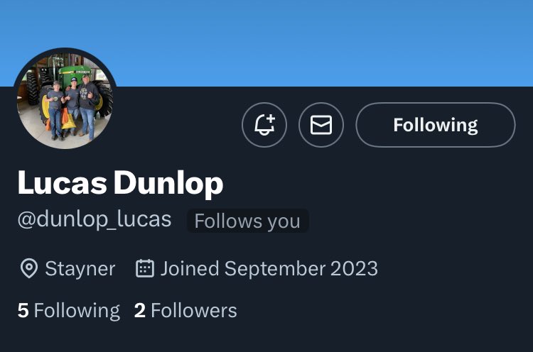 Hey everyone…… go give <a href="/dunlop_lucas/">Lucas Dunlop</a> a follow!!!!! He’s a great farm kid and his profile pic is next level!!!!! Lol….. no but seriously give him a follow!!! 👍