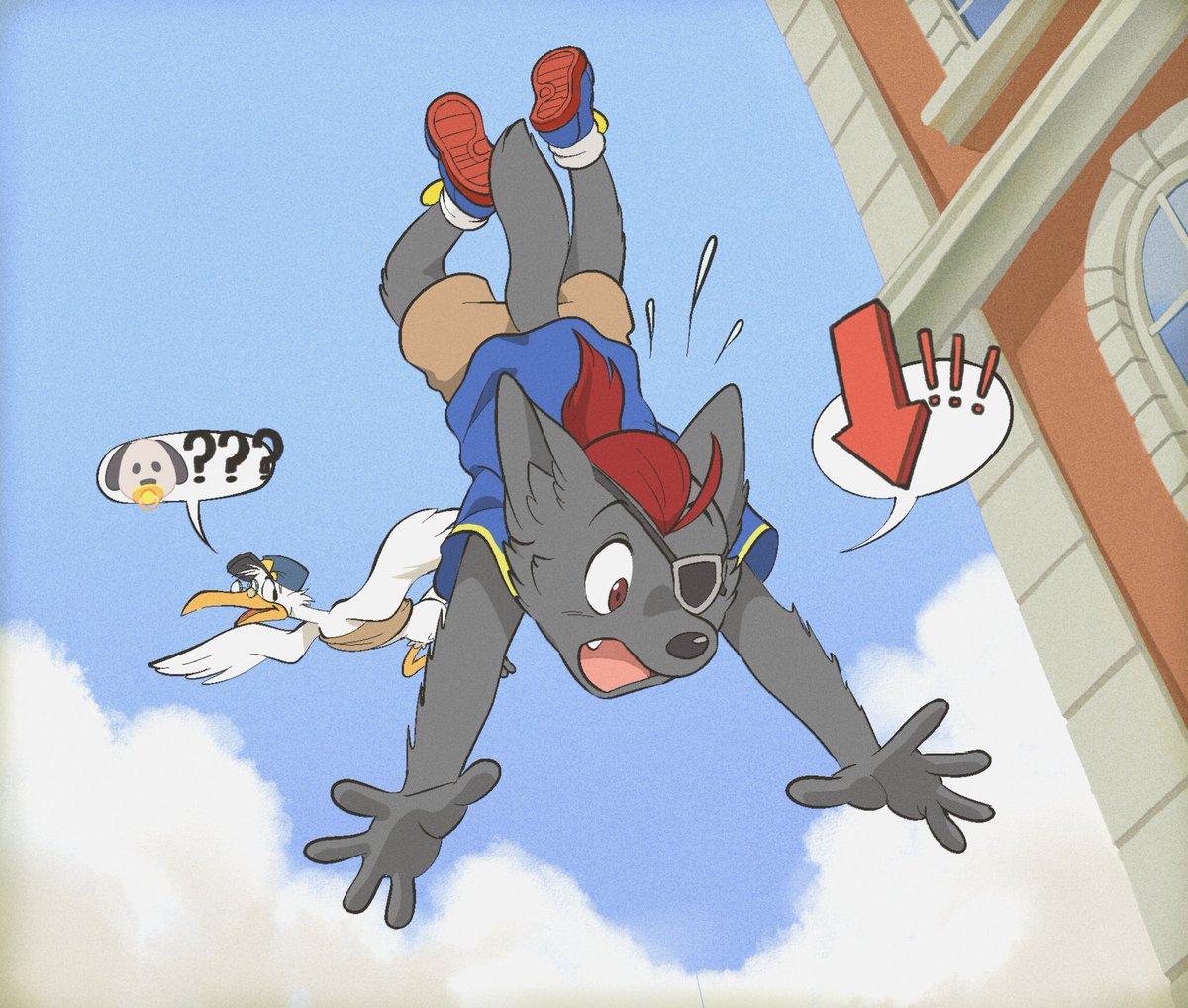 PennyDawffles's tweet photo. Such a Saturday morning trouble I'm I right? (1/2)
A commission I made time ago for @FurlockODonnell 
What do you think!? 🐶 https://t.co/7t58rJ8O3j