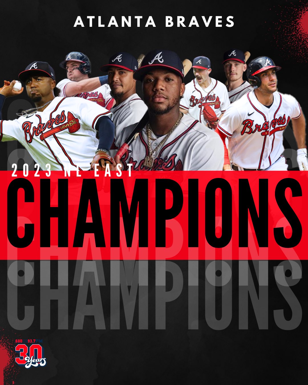 Atlanta Braves on X: The East is ours! #ForTheA
