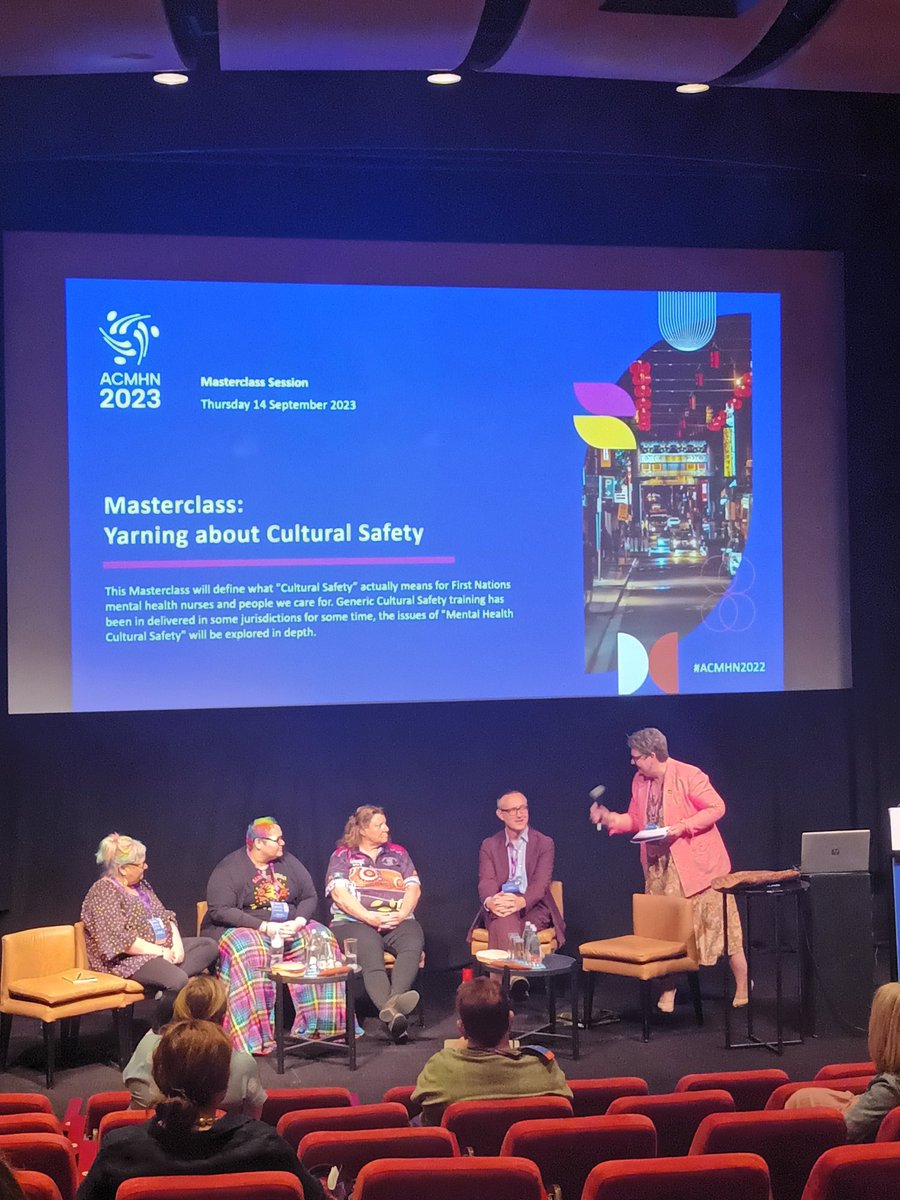 Meddwl am ddiwylliant Cymru - parch at y sesiwn yma / thinking about my Welsh culture - respect for this session. Yarning about cultural safety at #ACMHN2023 
<a href="/CU_MHNurse/">CU_MentalHealthNurse</a> <a href="/CUHealthSci/">School of Healthcare Sciences</a>