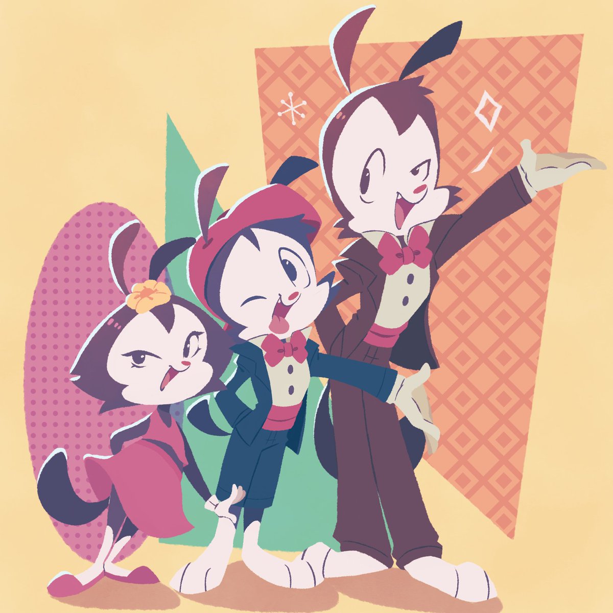 RYutzil's tweet photo. HAPPY 30TH ANNIVERSARY!! 🧨🗣️

#Animaniacs https://t.co/2qGN0BUZK4