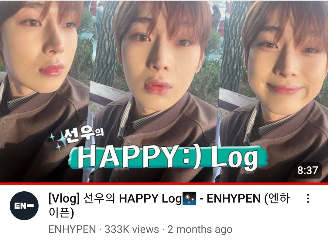 SunooDiariesINT's tweet photo. Dear @beliftlab, 

We have observed that Sunoo's vlog, despite being released several months ago, is absent from the vlog playlist on Enhypen's YouTube channel. We kindly request your attention to this matter and hope for a rectification at your earliest convenience. Thank you. https://t.co/gicW5S5UIs