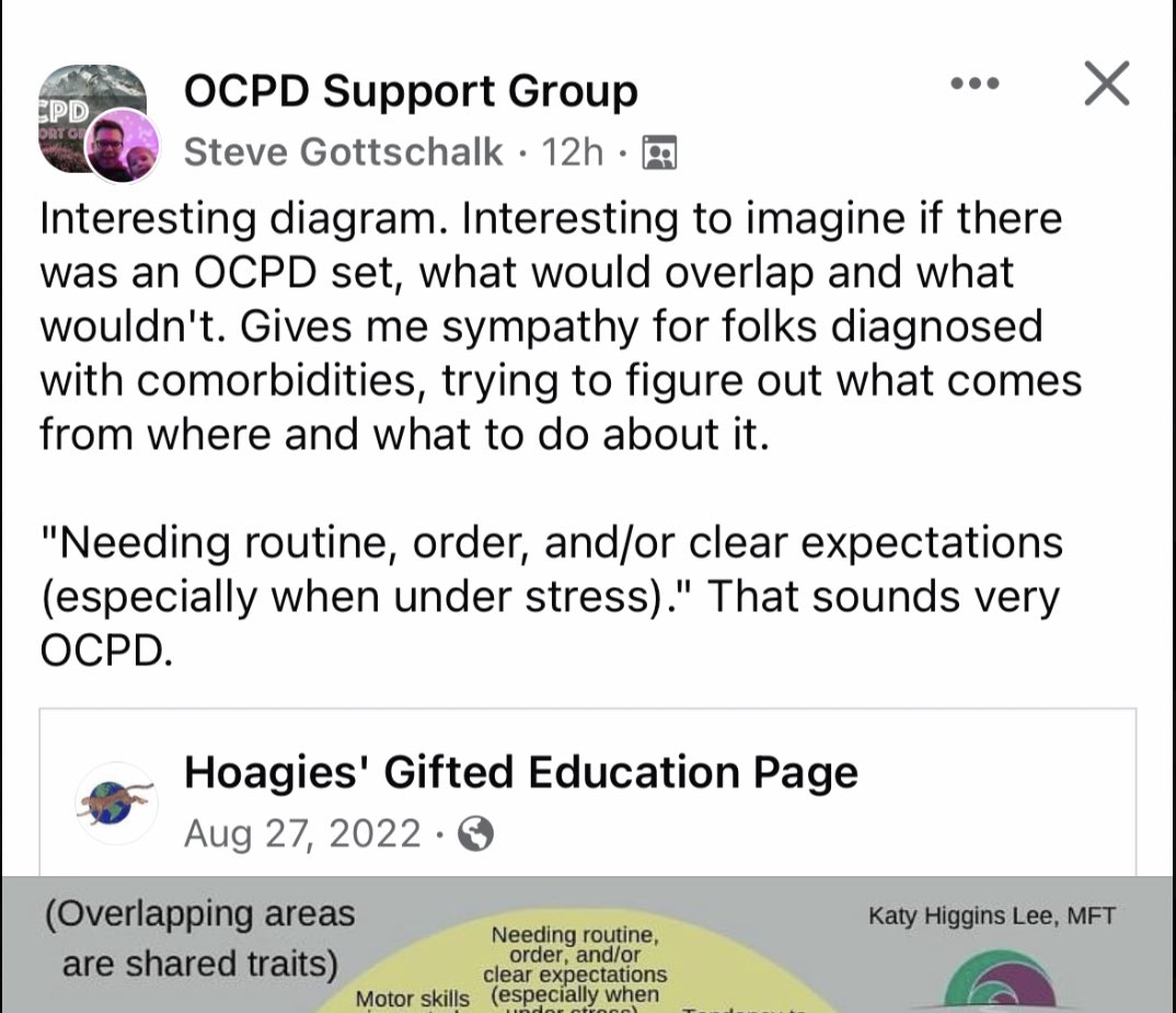 What might an OCPD version look like? 🤔#autism #adhd #giftedness #comorbidities #autismawareness 
#mentalhealthawareness #psychologytoday #psychologist #educate #personalitydisorder 
#mentalillness #mentalhealth #perfectionist #obsessed #compulsive #disorder #ocd #ocpd