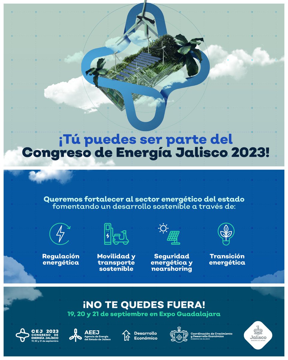 ¡La espera está llegando a su fin, y estamos a solo unos pocos días del inicio del evento!🥳

Te invitamos a visitar la página web 👆👉aeej.jalisco.gob.mx/cej2023/

Donde podrás echar un vistazo detallado al programa que hemos preparado especialmente para ti. 🤩