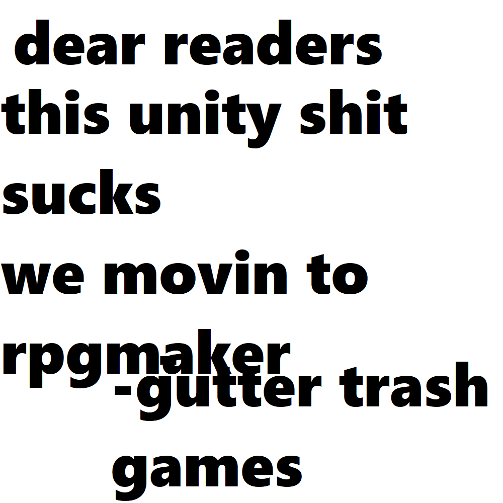 NotDUHPopo's tweet photo. In response to recent events. #unity #gamedev @BarackObama https://t.co/qMe61HgO8C