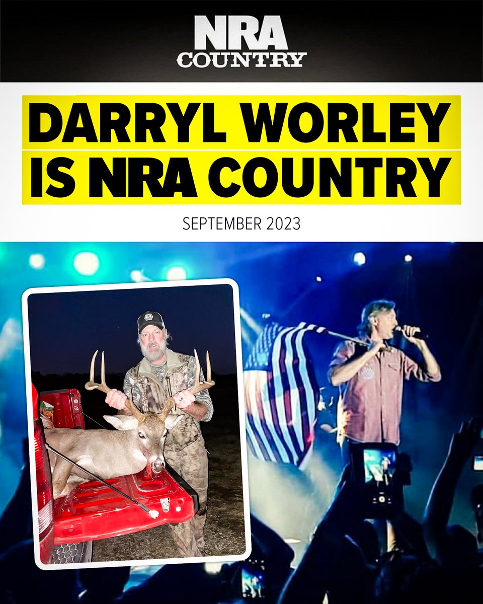 🇺🇸@DarrylWorley isn't just a country music legend and a freedom-loving American; he also embodies hunting and firearm traditions. 'From a young age, I would take my daughter to the deer stand with me or out hunting turkeys. As she got older, she got into her own stand and killed…