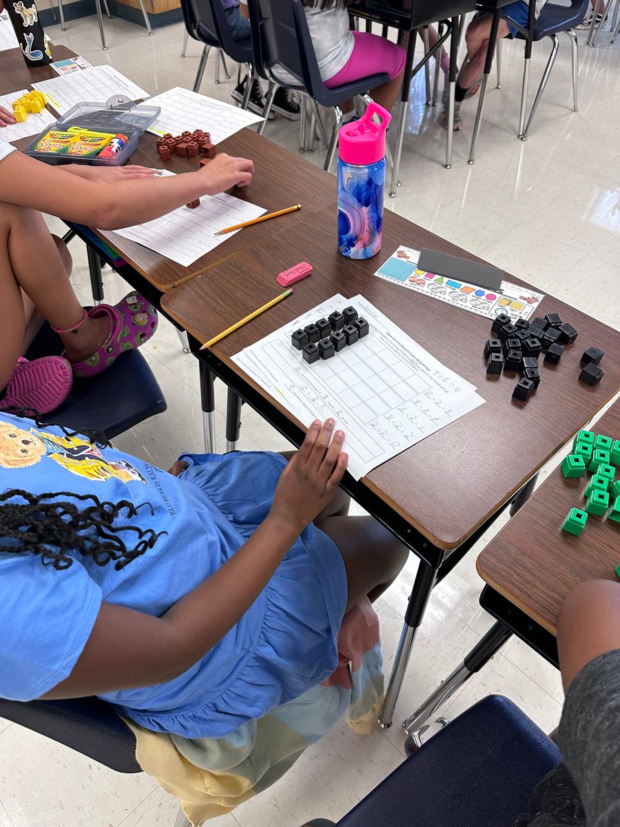 reynateaches's tweet photo. These mathematicians rocked our division lesson on separating into equal groups using arrays and repeated subtraction! @NISDScarborough @NISDElemMath https://t.co/Kfz4xIqHQj