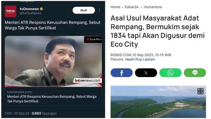 212Kesebelas's tweet photo. Merdeka itu melindungi Rakyat bukan merampok tanah Rakyat dengan tujuan memperkaya dirimu,keluargamu&amp;kolegamu.
Satu sen pun tak ade Rakyat diganti untung atas tanahnya yg dirampok,@mohmahfudmd pembohong.
Bangse Melayu PEJUANG bkn Pecundang✊
#RempangMelawan 
#SaveBangLong https://t.co/klYu4uWi1w