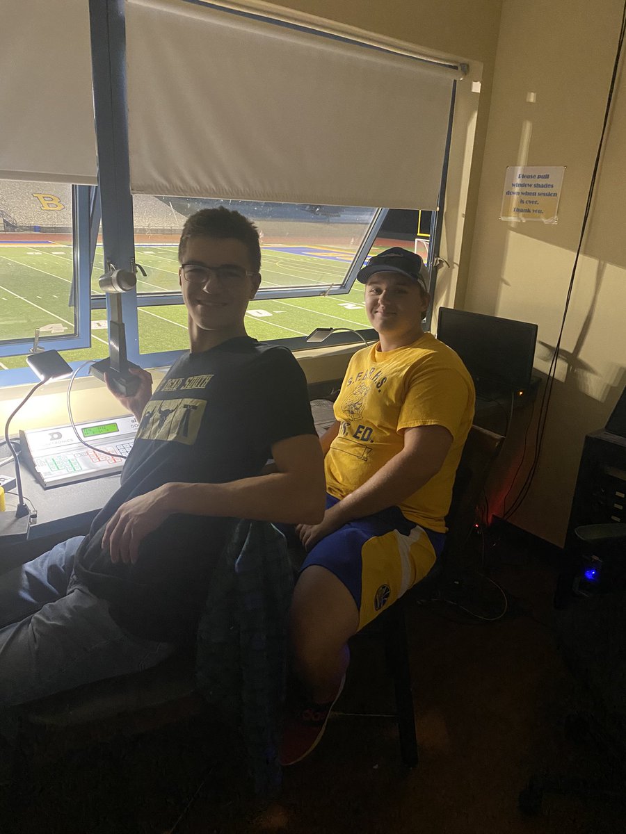Shoutout to our announcers tonight at the Powderpuff Game!