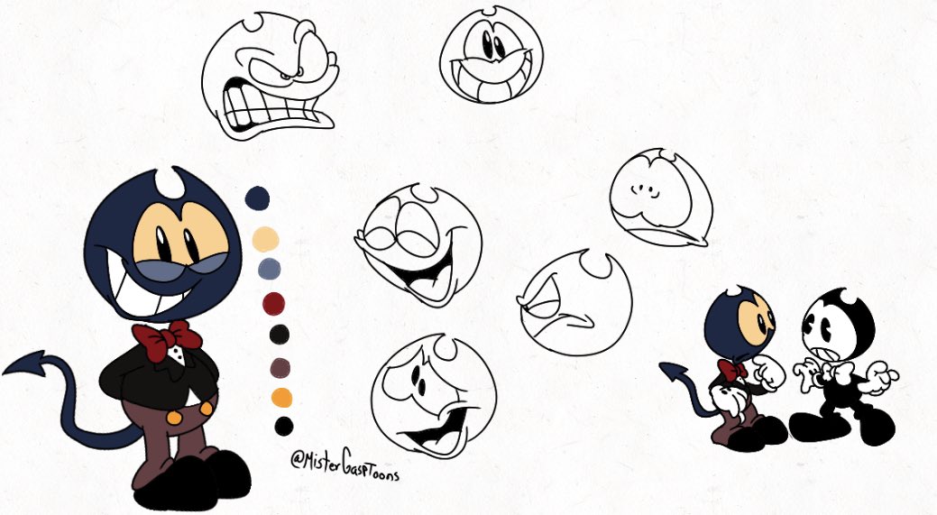 MisterGaspToons's tweet image. The wacky show of bendy and friends (1993)

Un AU (accidental) de bendy XD 
#bendy
#CartoonArt 
#bendyAU