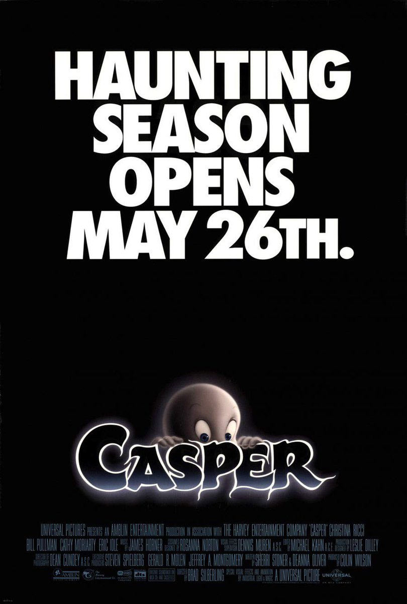 #NowWatching Casper (1995)

#christinaricci #devonsawa #billpullman #cathymoriarty #ericidle