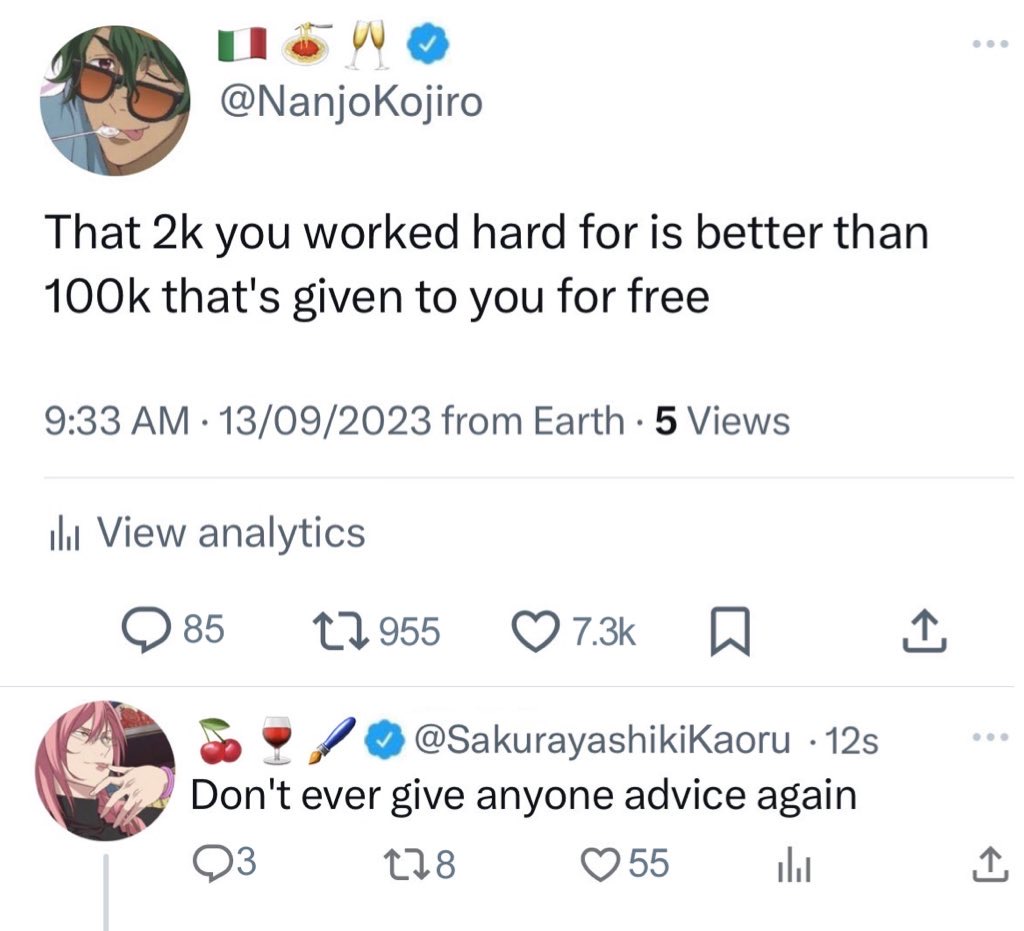 SK8 the infinity texts ~ read pinned tweet tweet media