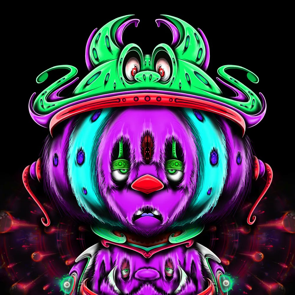 t2p123's tweet image. 🛸🙌👾

Always a shout ✊ to the 🧙‍♂️ @lucatheastrona1 for blessin us w/ that unique style! 🤩🔥💎🎨🤝

  🙌 😈 @FursLTA &amp;amp; @KOZMONAUTS1 🧑‍🚀 🙌

Enjoy! ✌️💚🖖

#FURSLTA #KOZMONAUTS #EXZIDIA #LTA