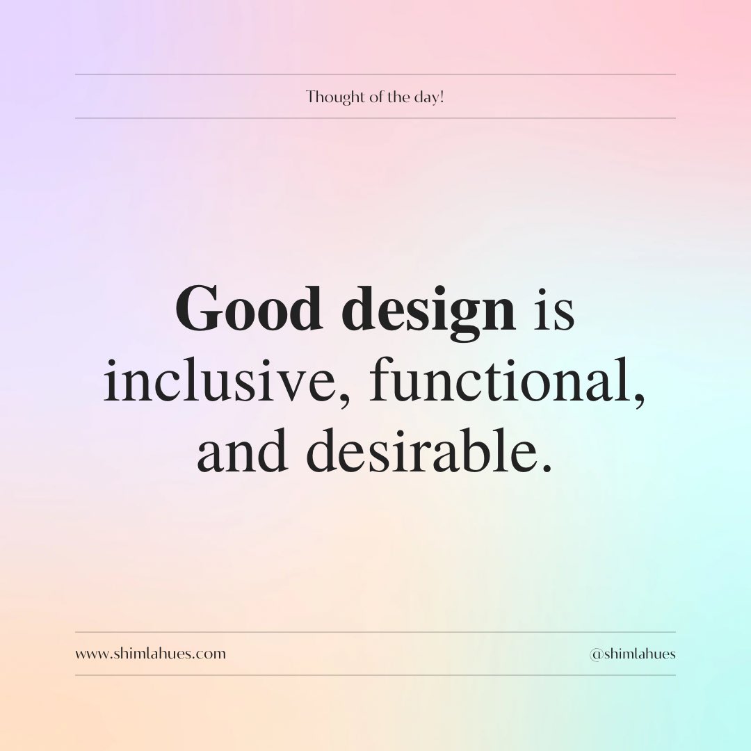 thisguysachin's tweet photo. Stay inspired. Design the future ✨

#design #gooddesign #shimlahues #GraphicDesign #DesignInspiration #Logo #Artistic #CreativeMinds #DesignIdeas #Typography #UXDesign #VisualArt #ProductDesign #Illustration #DesignersLife #CreativeProcess #Minimalism #DigitalArt #BrandIdentity https://t.co/Da7XL5QigJ