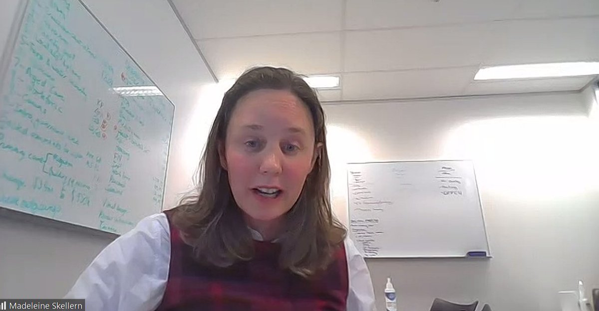 WePublicHealth's tweet photo. @SchneiderElec @cardinalhealth @WAHealth @SimonMillman1 @gedkearney Now joining us for a Q&amp;A: Maddie Skellern from the @healthgovau National #ClimateHealth Sustainability Unit, who is the head of the #HealthyClimateStrategyOz.

Maddie is working ~70 submissions from the health sector

"We aim to deliver the final strategy this calendar year." https://t.co/HH6NhpDv7M
