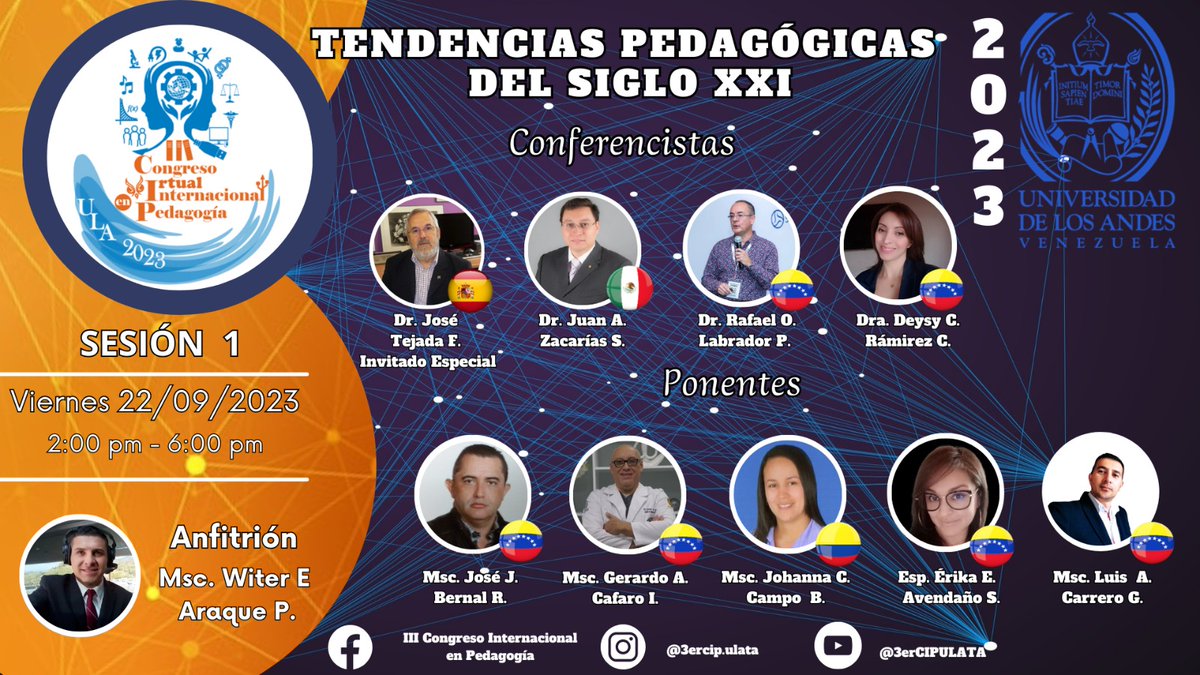 La VI cohorte del Doctorado en Pedagogía les invita a disfrutar de la Sociedad del Conocimiento.