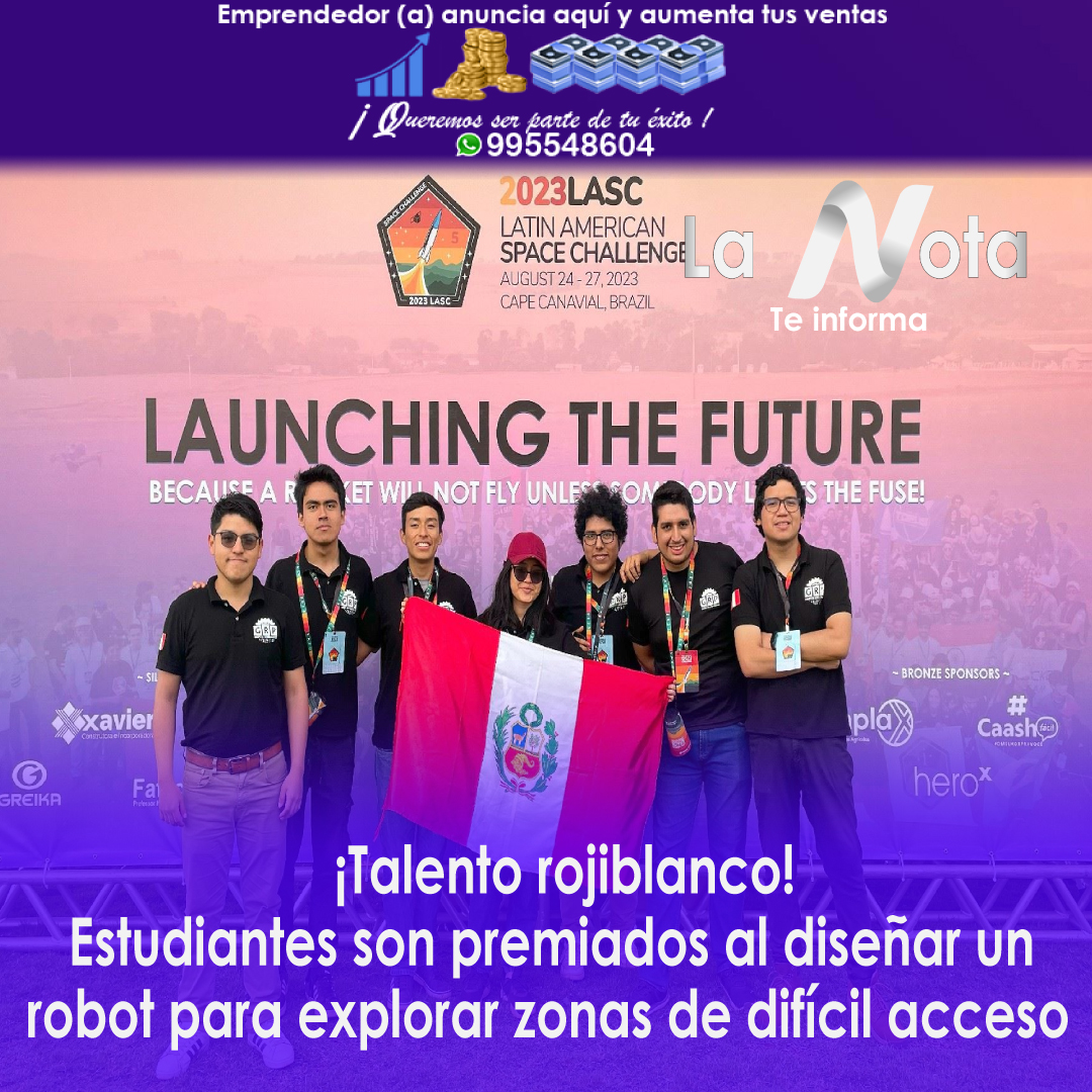 LANOTA_Informa's tweet image. Un grupo de estudiantes de la (#PUCP) demostró su talento al diseñar un satélite tipo Cansat que, en Tierra, se desempeña como un robot móvil para explorar zonas de difícil acceso. en el Latin American Space Challenge (#LASC2023).
#lanotateinforma
facebook.com/LANOTAdgtl