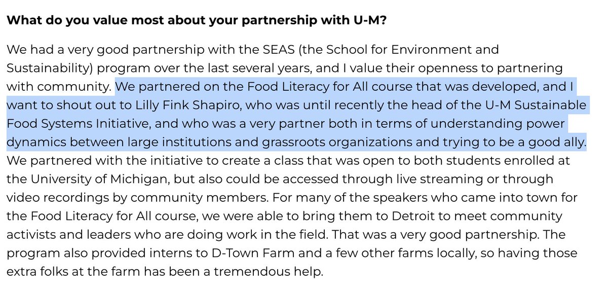 LillyFinkShap's tweet photo. Partnering with Malik Yakini &amp; other Detroit community leaders has been a highlight of my career. Read on to learn about the inspiring and long awaited Detroit Food Commons that will open its doors SO very soon! https://t.co/7XtpKhsHUI https://t.co/l47LiB0MMm