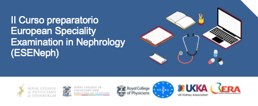 SENefrologia's tweet photo. 📍Preinscripciones abiertas para el II CURSO online PREPARATORIO European Speciality Examination in Nephrology #ESENeph

👉Organizado por la S.E.N. y @senjoven 
Accede al programa, fechas clave e inscripción en #FornaciónSenefro: https://t.co/4U6rCIe072 @ERAkidney @UEMSEurope https://t.co/ZURjEKIKby