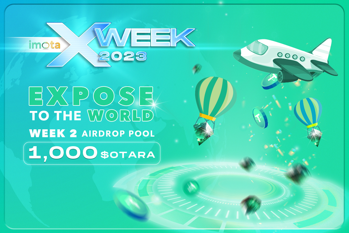 #XWEEK 2 IS READY! 1,000 $OTARA prize pool is filled again! Calling you all Imota users, the best Airdrop event's comeback🎁 🔴Play now: zealy.io/c/imota ✨HIGHLIGHT✨ 💰Total Pool Prize: 1,000 $OTARA for W2 🥇Expose to the crypto world | More support, more chances to…