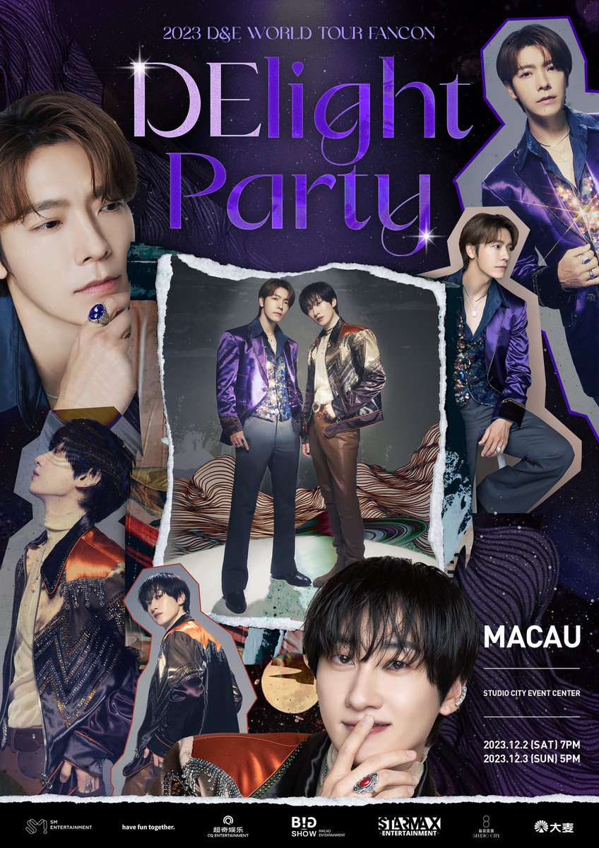 2023 D&amp;E WORLD TOUR FANCON - [DElight Party] IN MACAU 💙

📅 2023.12.02 (SAT) 7PM
📅 2023.12.03 (SUN) 5PM
📍 STUDIO CITY EVENT CENTER

#EUNHYUK #DONGHAE 
#슈퍼주니어DnE #SuperJuniorDnE
#SUPERJUNIOR #DElight_Party