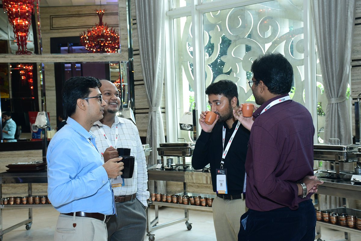 ET_Edge's tweet image. Scaling New Heights Together by connecting minds and ideas at #ETBTCS2023!
Our delegates indulge in meaningful conversations over a cup of coffee.
#BFSITech2023 #BFSITech